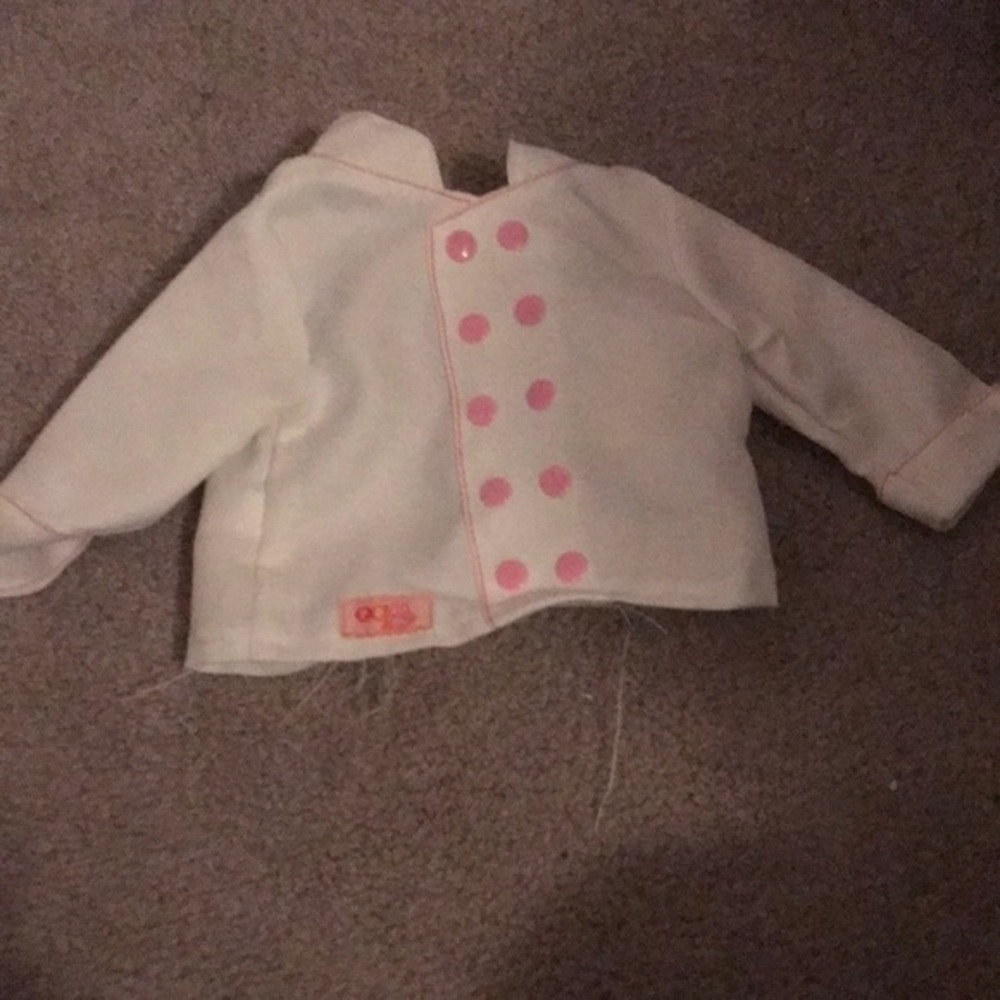 DOLL Og girl chef’s jacket coat perfect for American girl dolls